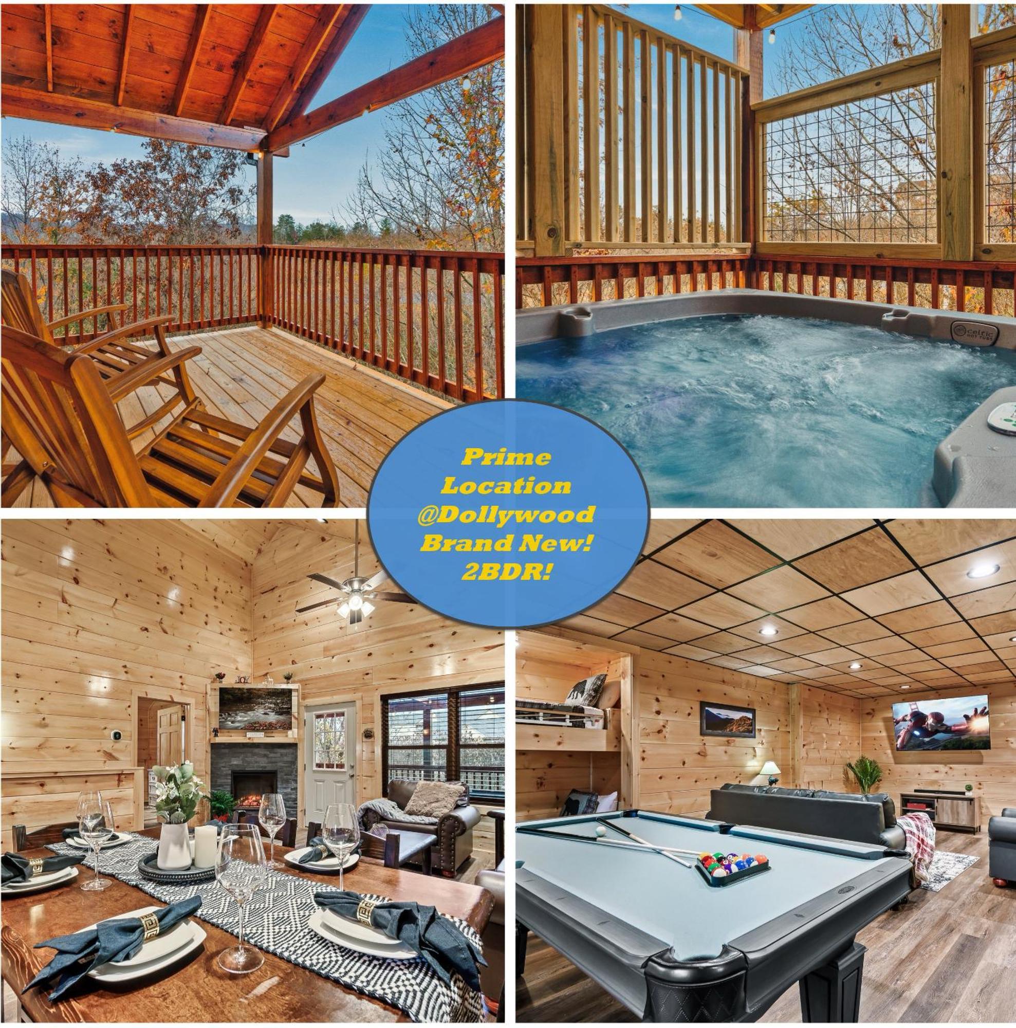 פיג'ן פורג' Mountains R Calling, Cozy Hideaway, King Beds, Hot-Tub, Arcade, Ev Ready מראה חיצוני תמונה